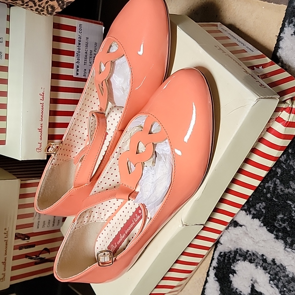 BAIT footwear shoes 7.5 used vintage retro pinup